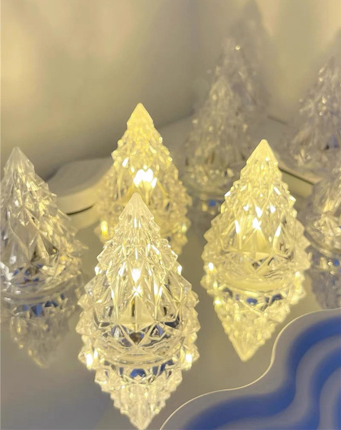 Beautiful Iceberg Crystal Night Light LED Lamp – Creative Christmas Ornament