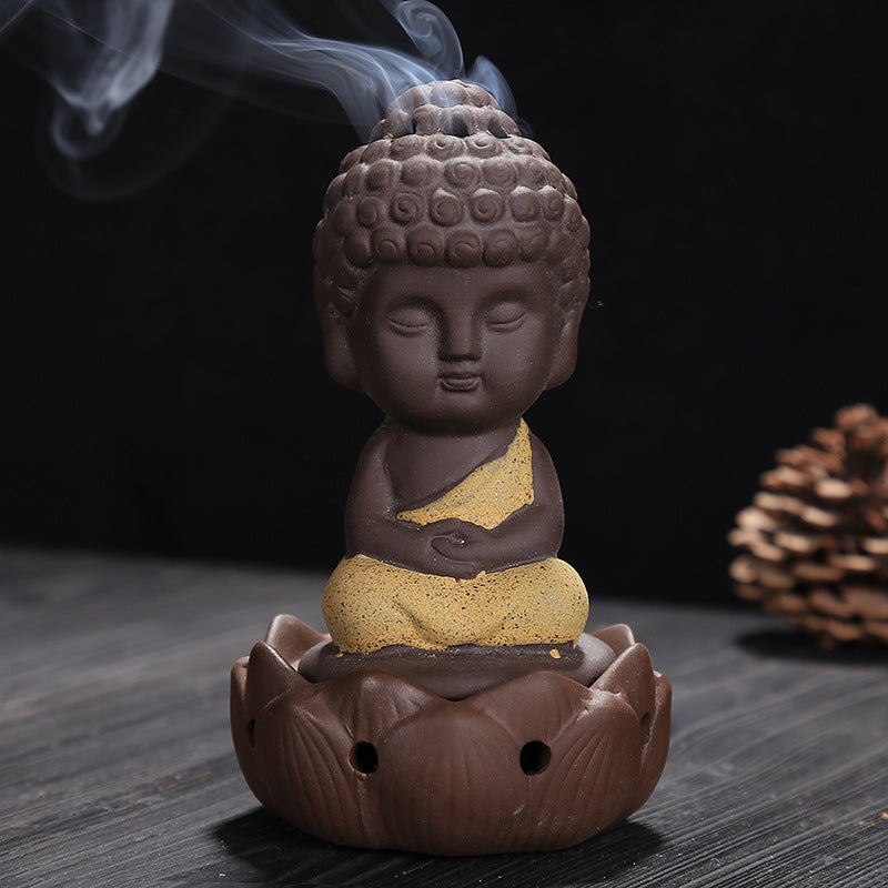 Aromatherapy Colored Sand Pottery Incense Burner