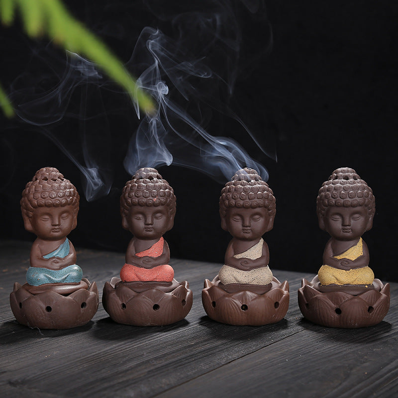 Aromatherapy Colored Sand Pottery Incense Burner