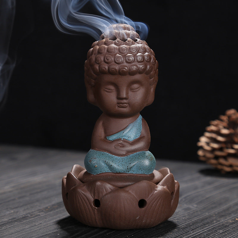 Aromatherapy Colored Sand Pottery Incense Burner