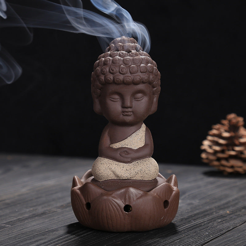 Aromatherapy Colored Sand Pottery Incense Burner