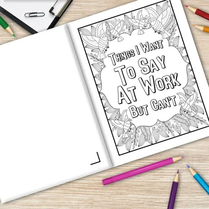 Complaint About Work Funny Office Coloring Book Journal