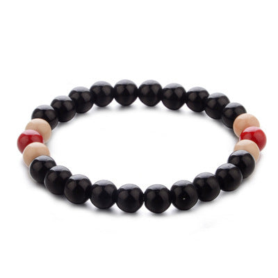 Unisex Natural Stone Bead Bracelet