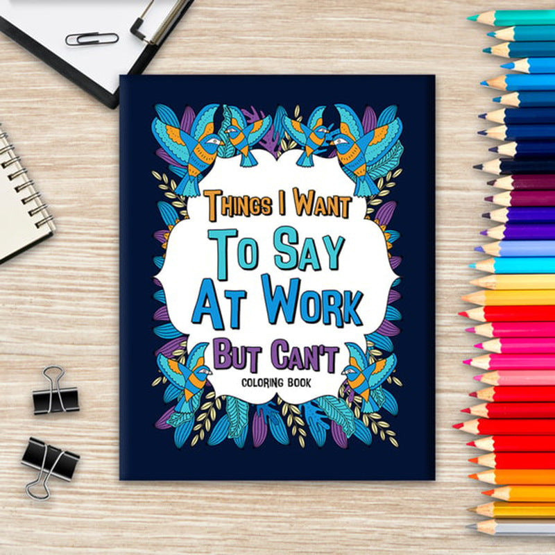 Complaint About Work Funny Office Coloring Book Journal