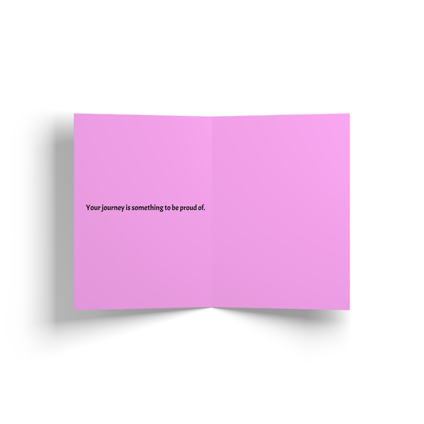 "Made It. Earned It. Celebrating It." — Pink Greeting Card