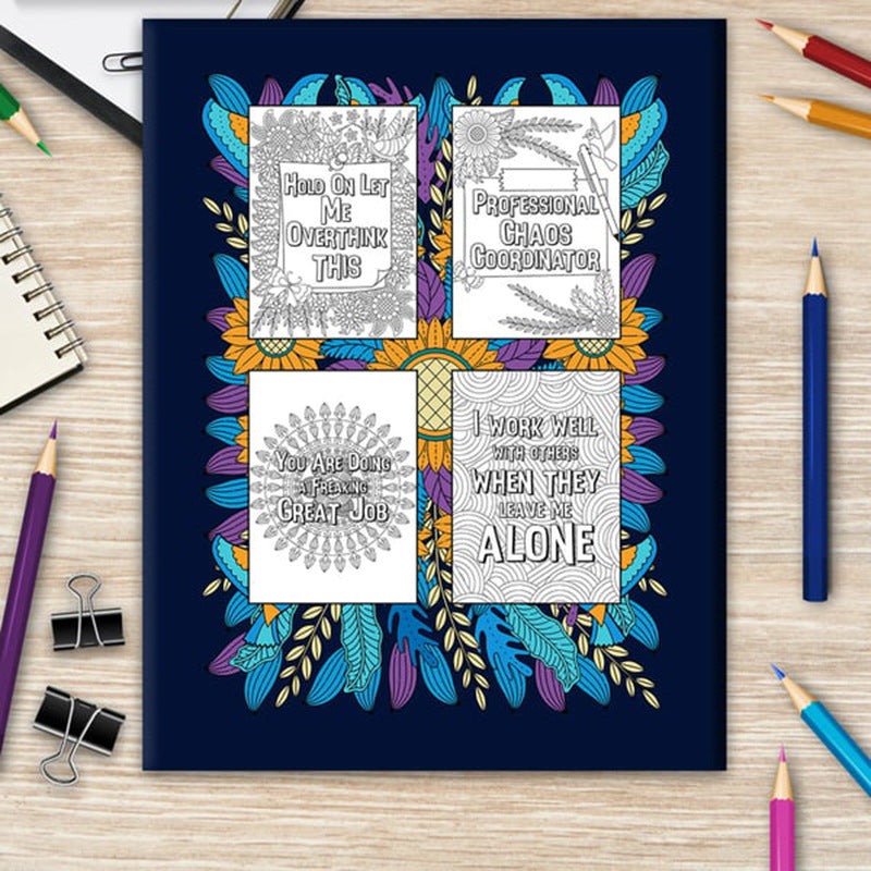 Complaint About Work Funny Office Coloring Book Journal