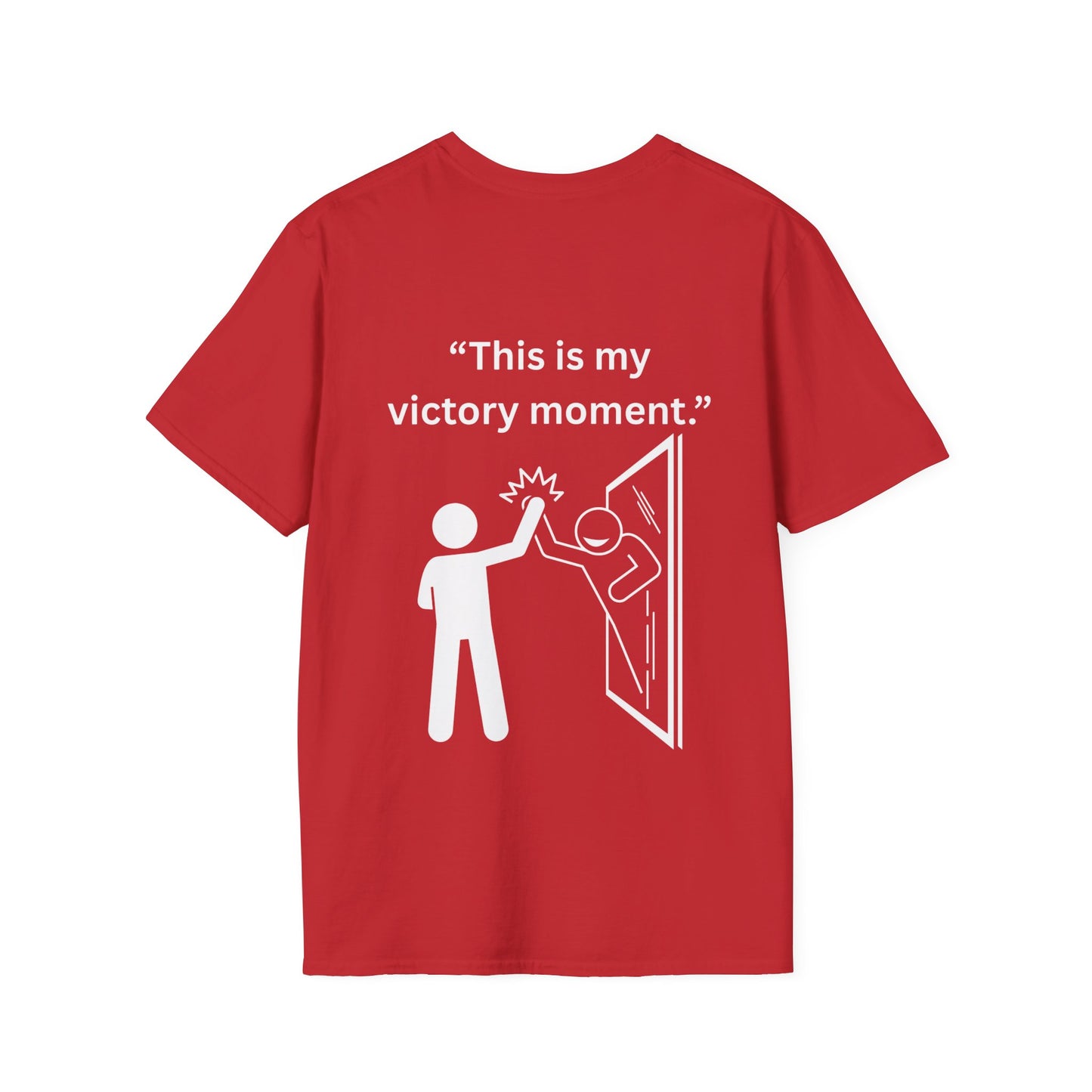 "This Is My Victory Moment" — Inspirational Unisex Tee (White Print)