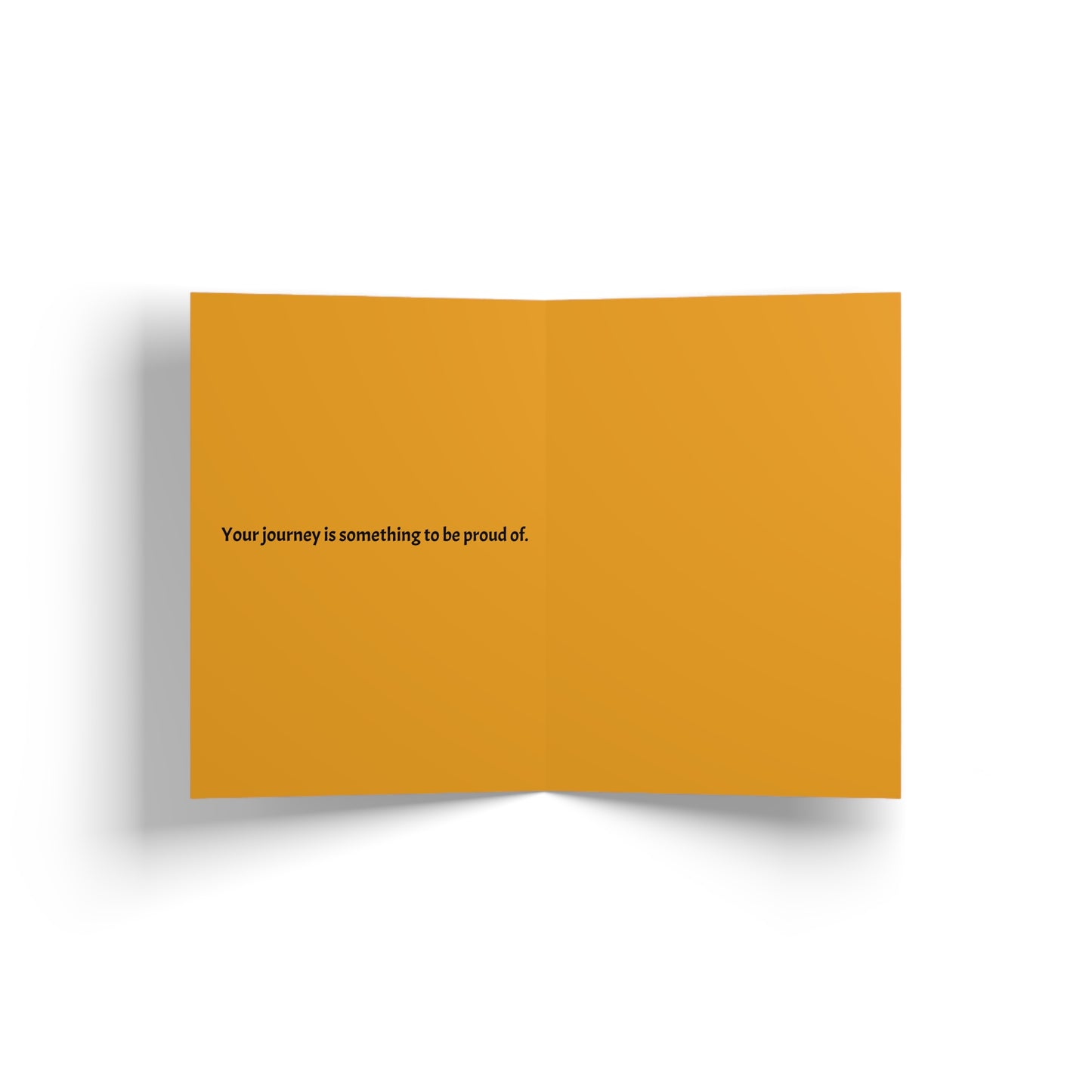 "Made It. Earned It. Celebrating It." — Tan Greeting Card