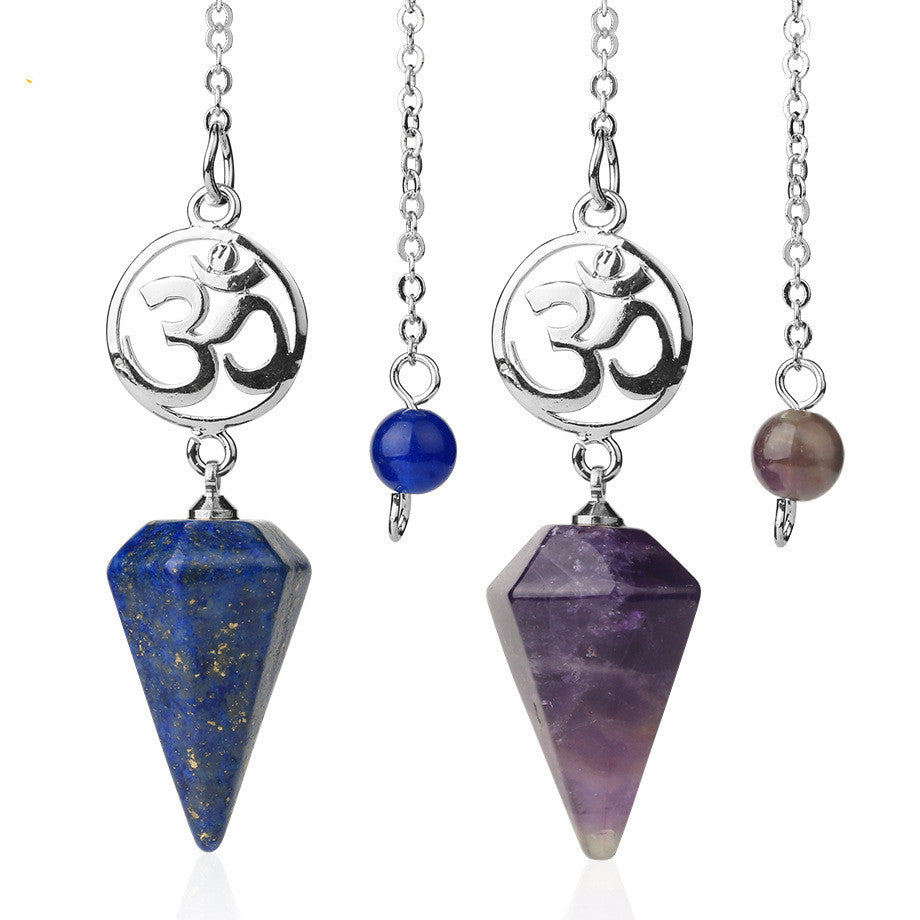 Crystal Ore Pendulum Spiritual Pendant Jewelry