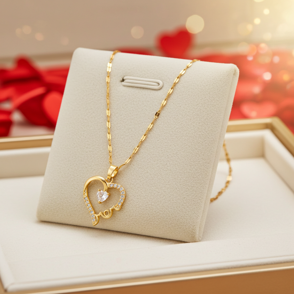 Mother Love Letter Pendant Necklace for Women Emotional Mom Gift for Mother’s Day and Anniversary