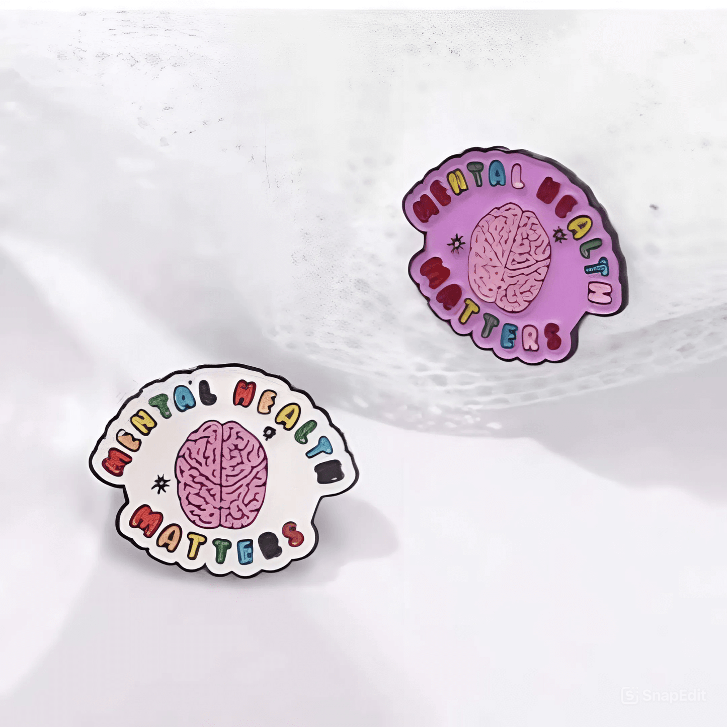 Mental Health Awareness Pin – Mental Health Matters Brooch Gift