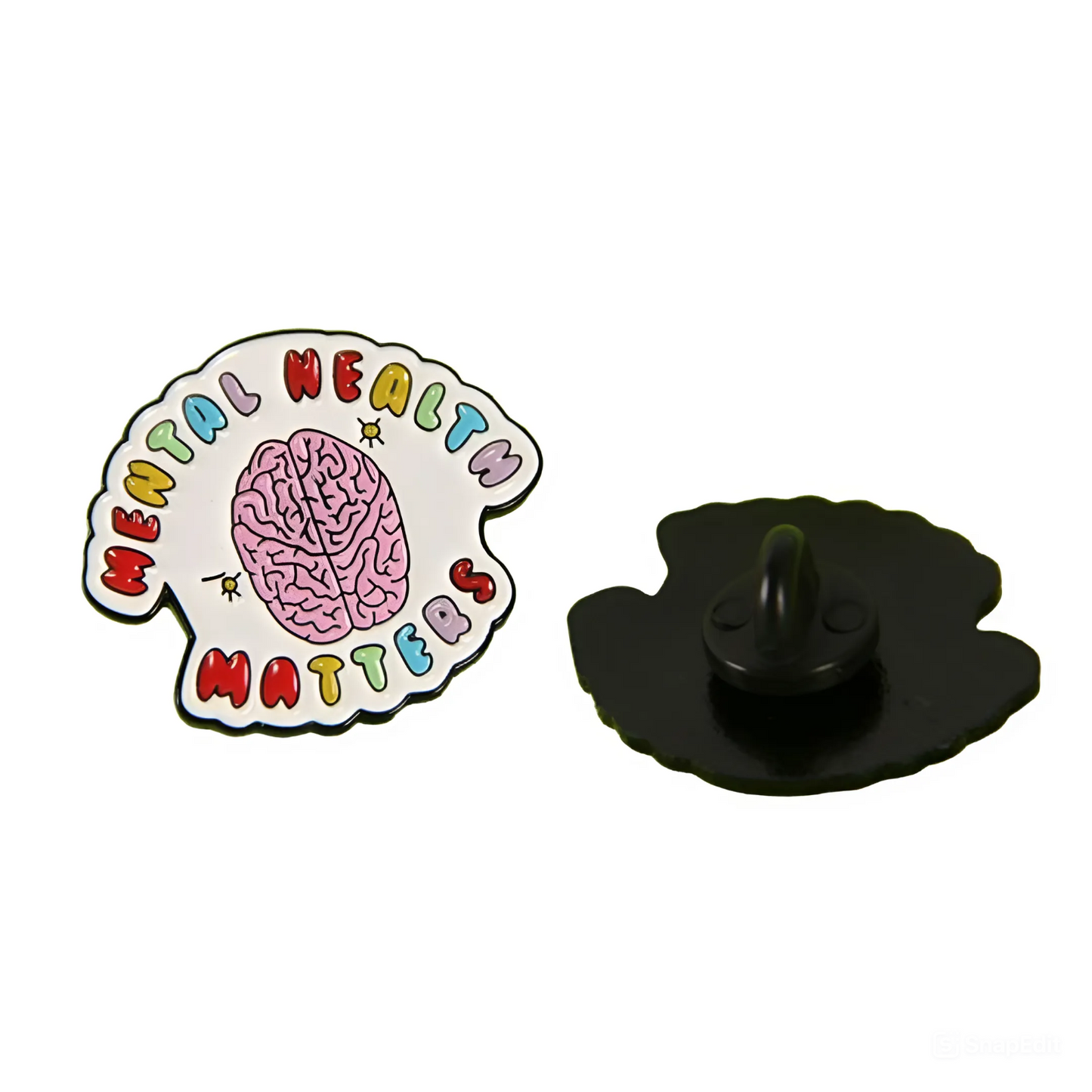 Mental Health Awareness Pin – Mental Health Matters Brooch Gift