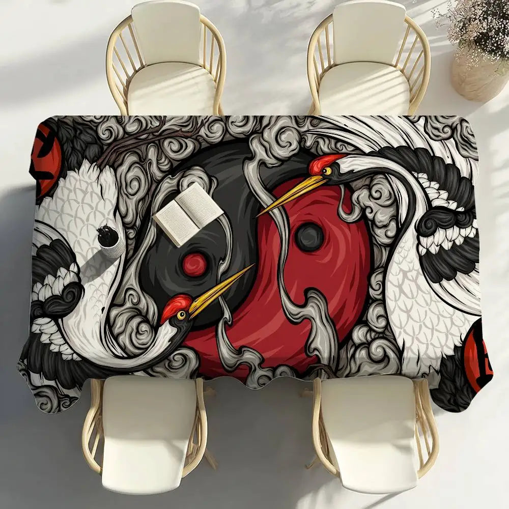 Japanese Koi Tablecloth