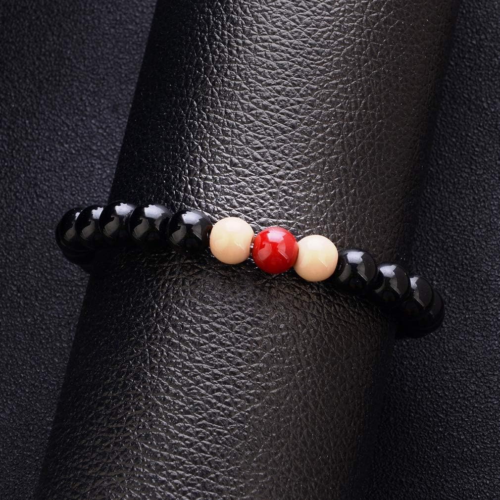 Unisex Natural Stone Bead Bracelet
