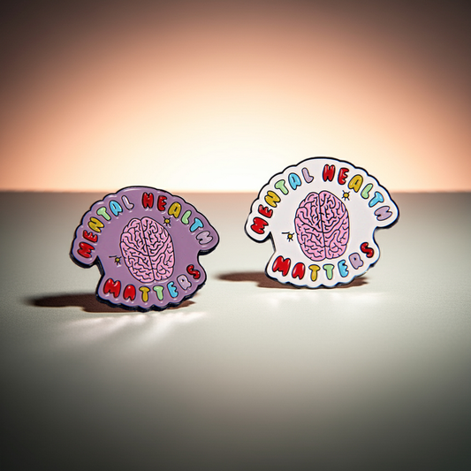 Mental Health Awareness Pin – Mental Health Matters Brooch Gift