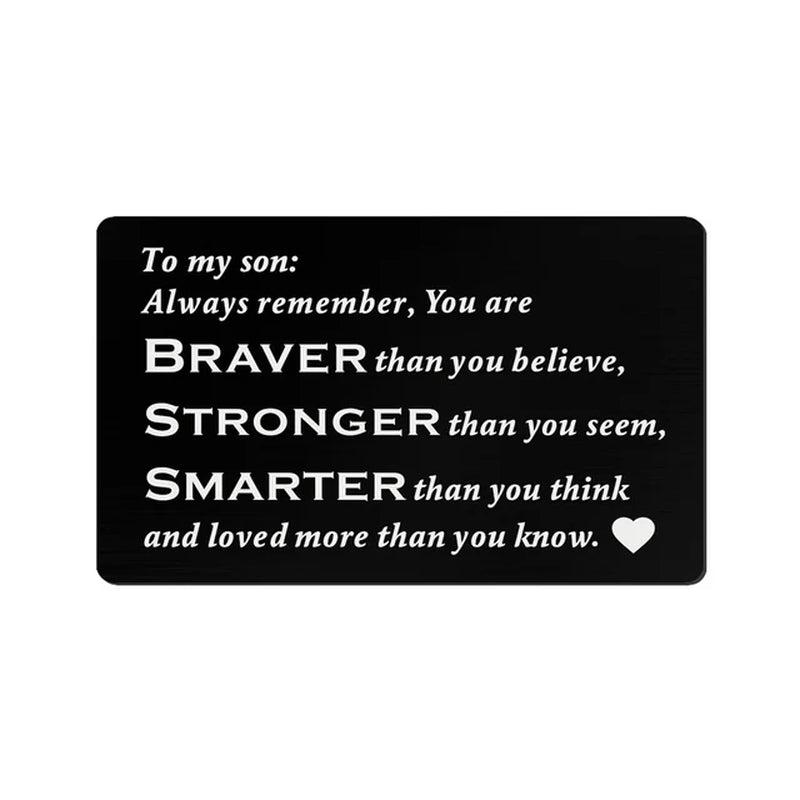 Wallet Insert Card Gifts for Him Men Husband Valentine from Wife Girlfriend Boyfriend Anniversary Birthday Gift for Groom Fiance