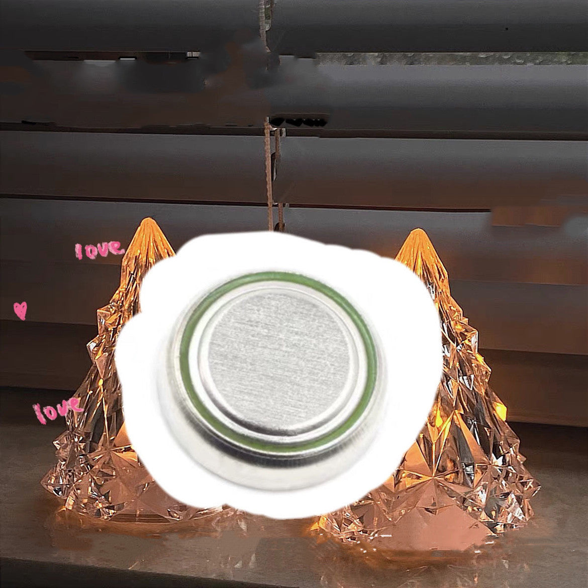 Beautiful Iceberg Crystal Night Light LED Lamp – Creative Christmas Ornament