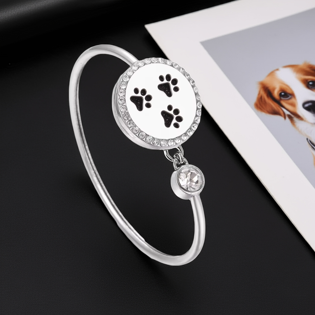 Aromatherapy Snap Bracelet – Stainless Steel Essential Oil Diffuser Jewelry