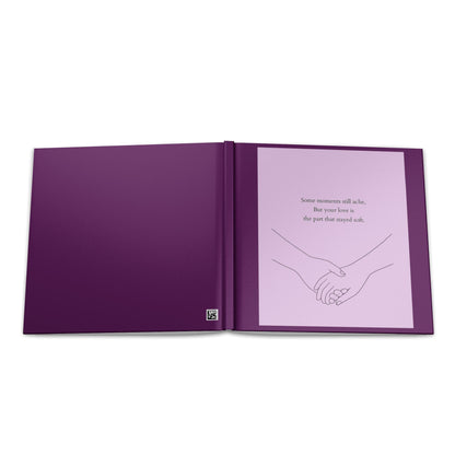 Where Love Stays - Purple Hardcover Photo Book
