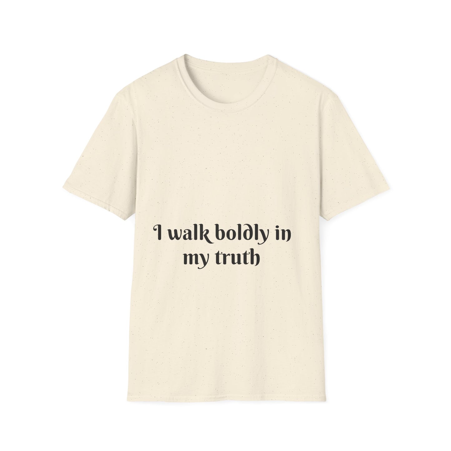 I Walk Boldly in My Truth — Unisex Softstyle T‑Shirt