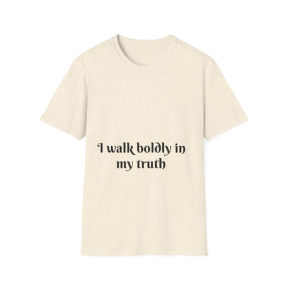 I Walk Boldly in My Truth — Unisex Softstyle T‑Shirt