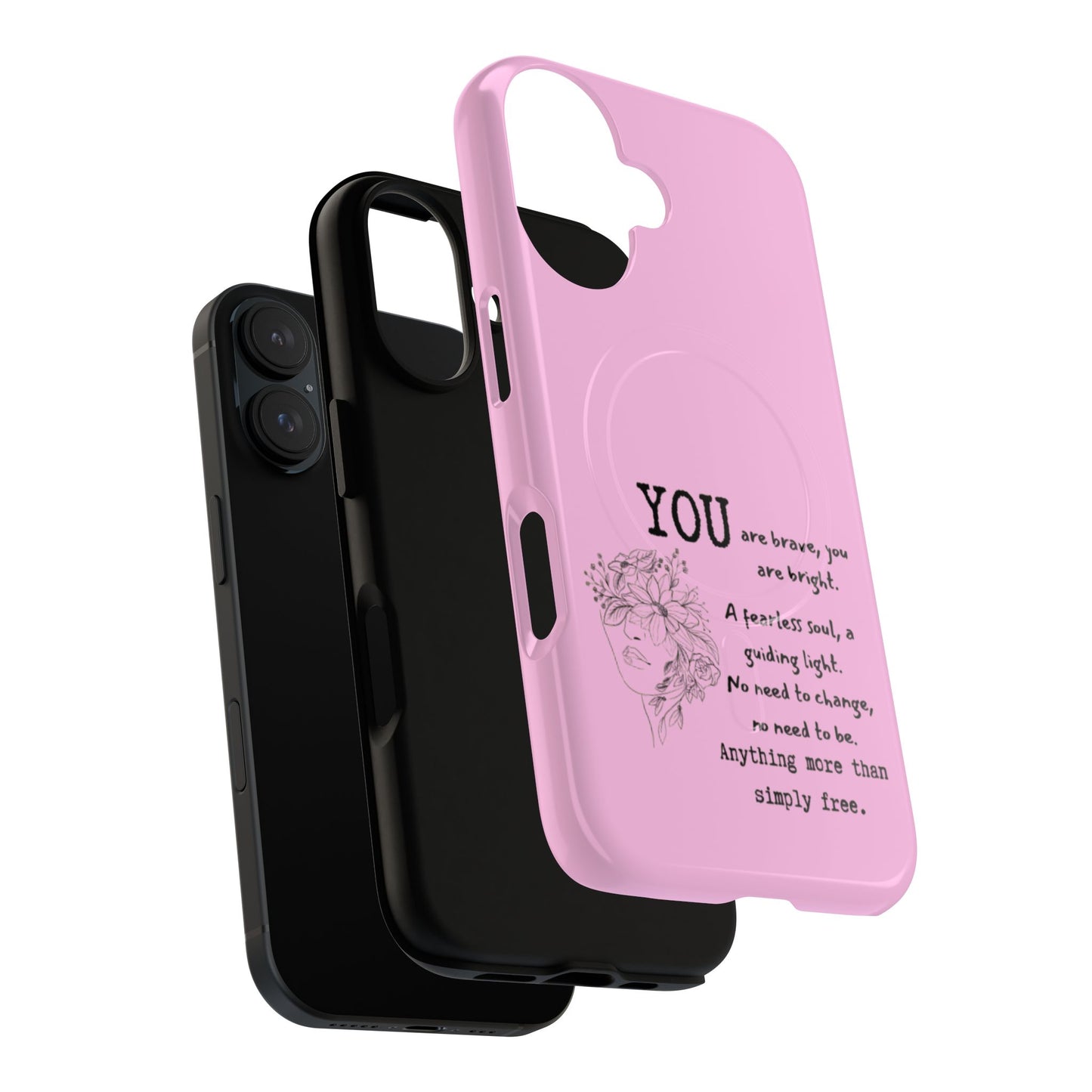Empowerment Magnetic Phone Case – Tough, Stylish & Customizable Gift for Her