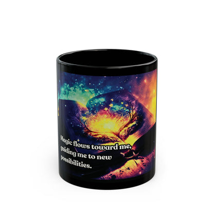 Magic Book Affirmation Mug 11oz Manifestation Coffee Cup