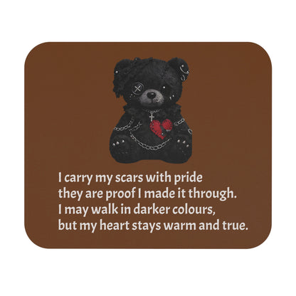 Gentle Darkness — A Mouse Pad for Gentle Strength Brown