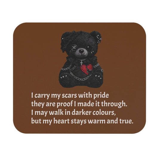 Gentle Darkness — A Mouse Pad for Gentle Strength Brown