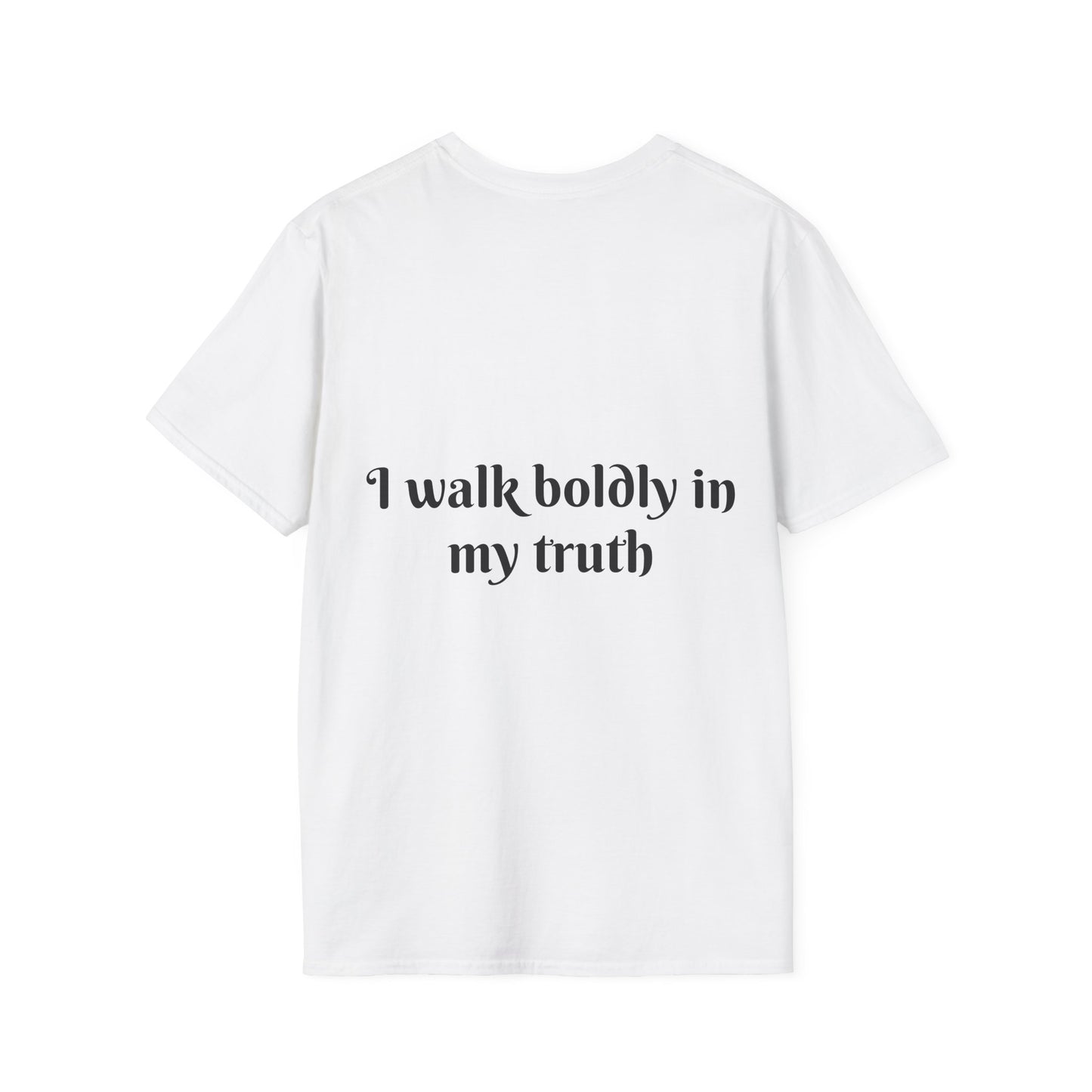 I Walk Boldly in My Truth — Unisex Softstyle T‑Shirt