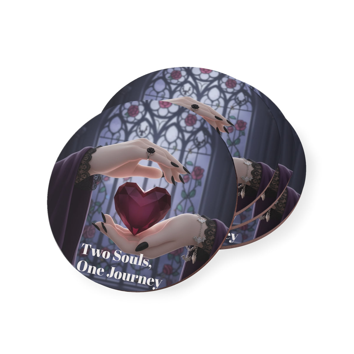 Soul Connection Coaster Set – Two Souls, One Journey