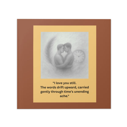 Where Love Stays - Brown Hardcover Photo Book