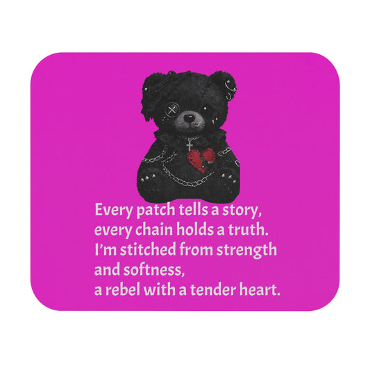 Built from Broken pieces— A Mouse Pad for Gentle Strength Pink