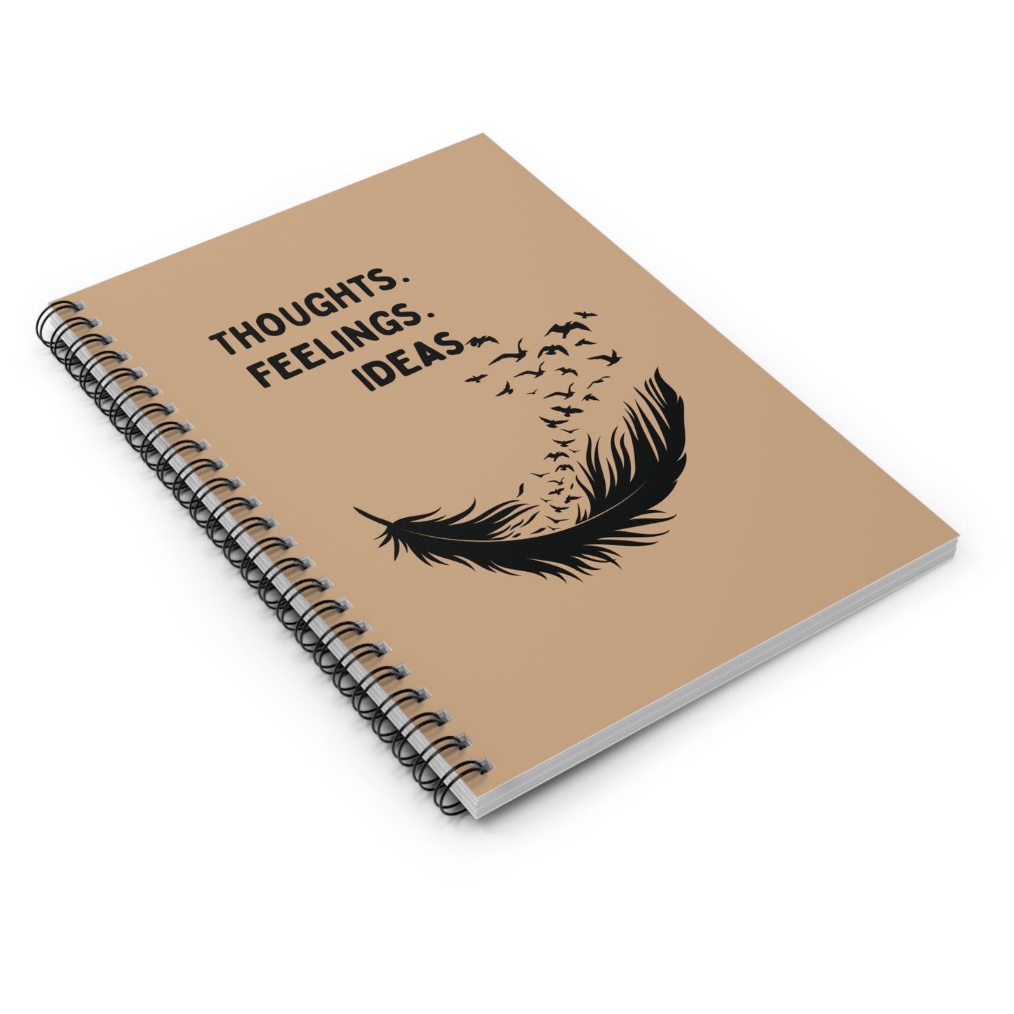 Thoughts • Feelings • Ideas — Spiral Notebook