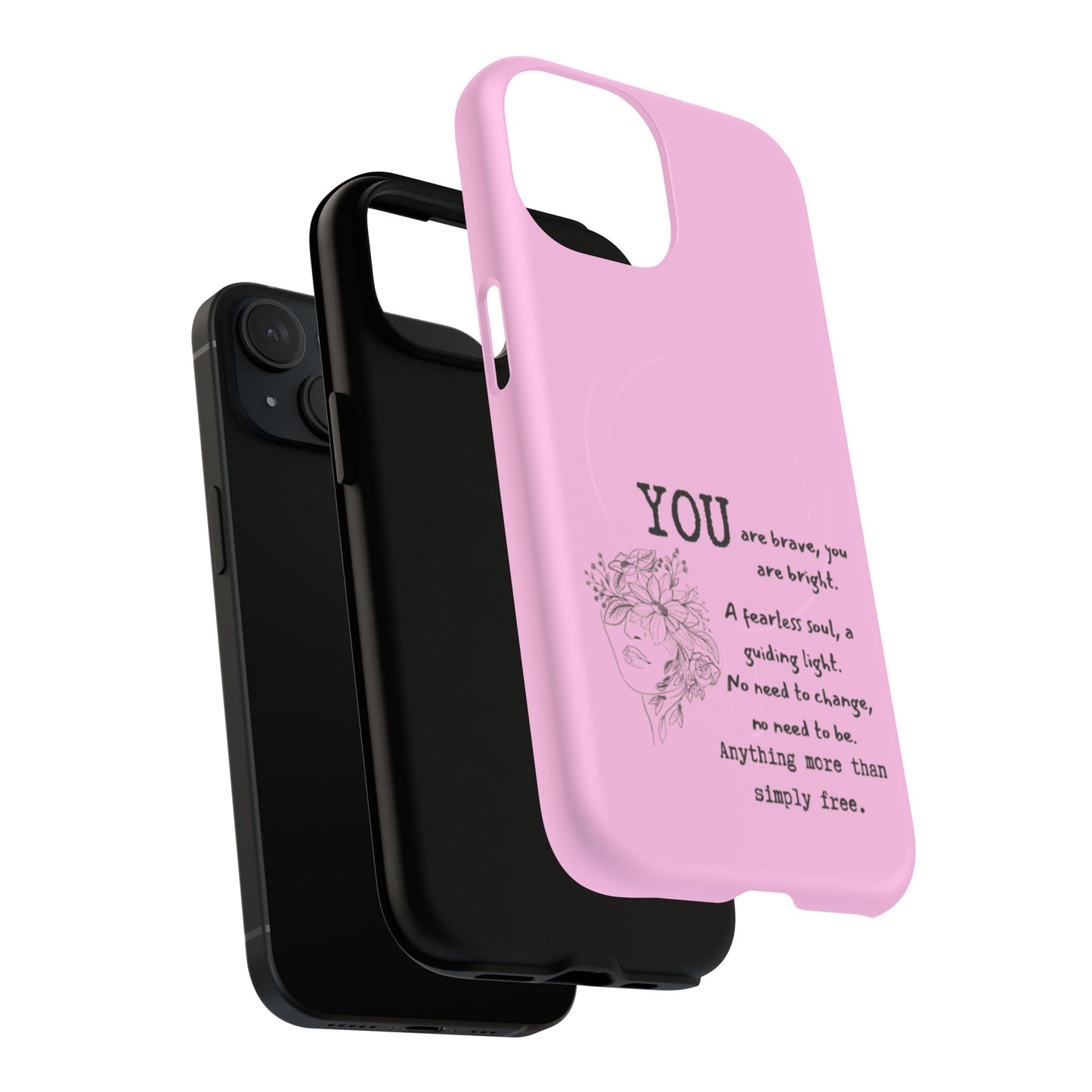 Empowerment Magnetic Phone Case – Tough, Stylish & Customizable Gift for Her