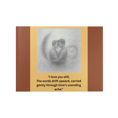 Where Love Stays - Brown Hardcover Photo Book
