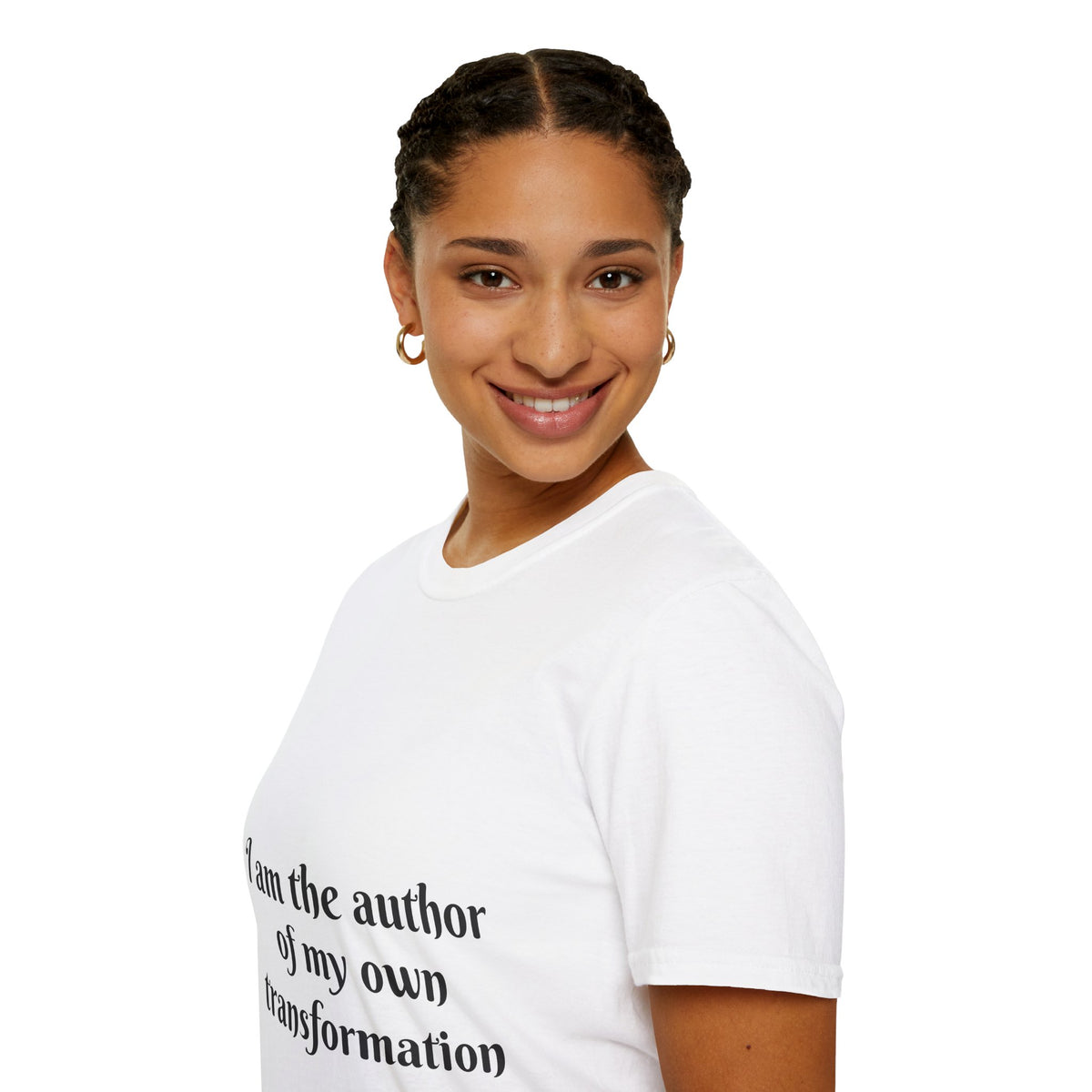 "I Am The Author of My Own Transformation" — Unisex Softstyle T‑Shirt
