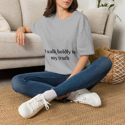 I Walk Boldly in My Truth — Unisex Softstyle T‑Shirt