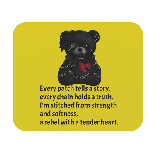 Built from Broken pieces— A Mouse Pad for Gentle Strength Yellow