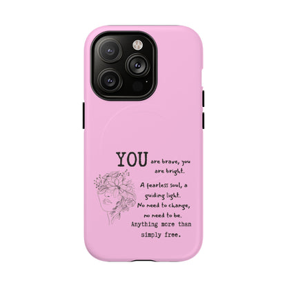 Empowerment Magnetic Phone Case – Tough, Stylish & Customizable Gift for Her