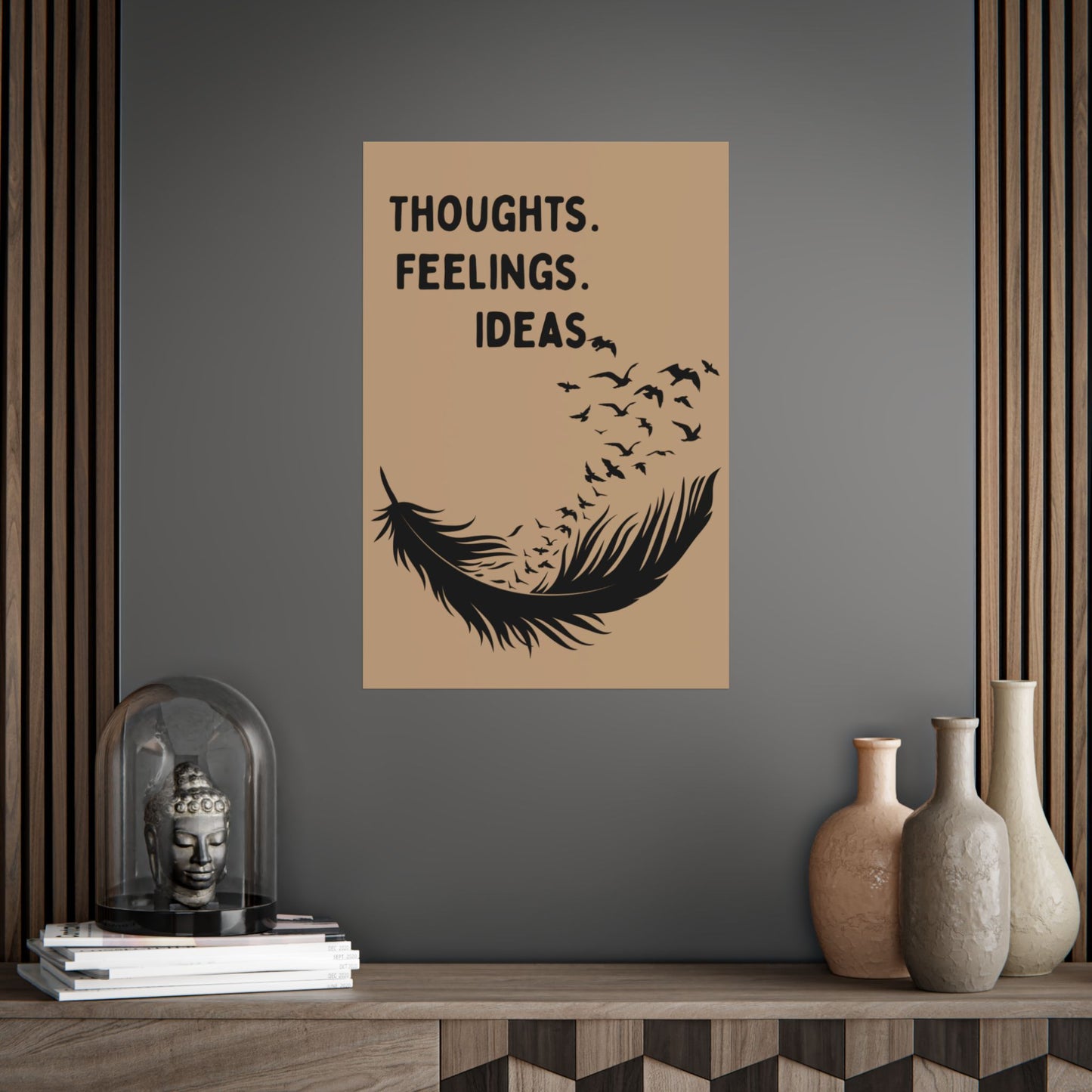 Thoughts. Feelings. Ideas. — Inspirational Wall Art