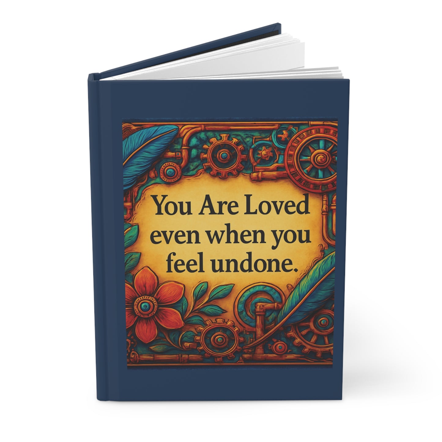 Inspirational Steampunk Hardcover Journal