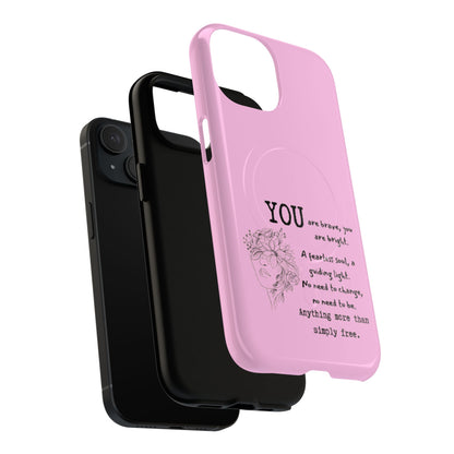 Empowerment Magnetic Phone Case – Tough, Stylish & Customizable Gift for Her