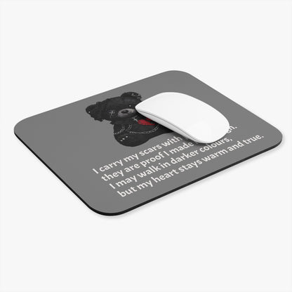 Gentle Darkness — A Mouse Pad for Gentle Strength Gray