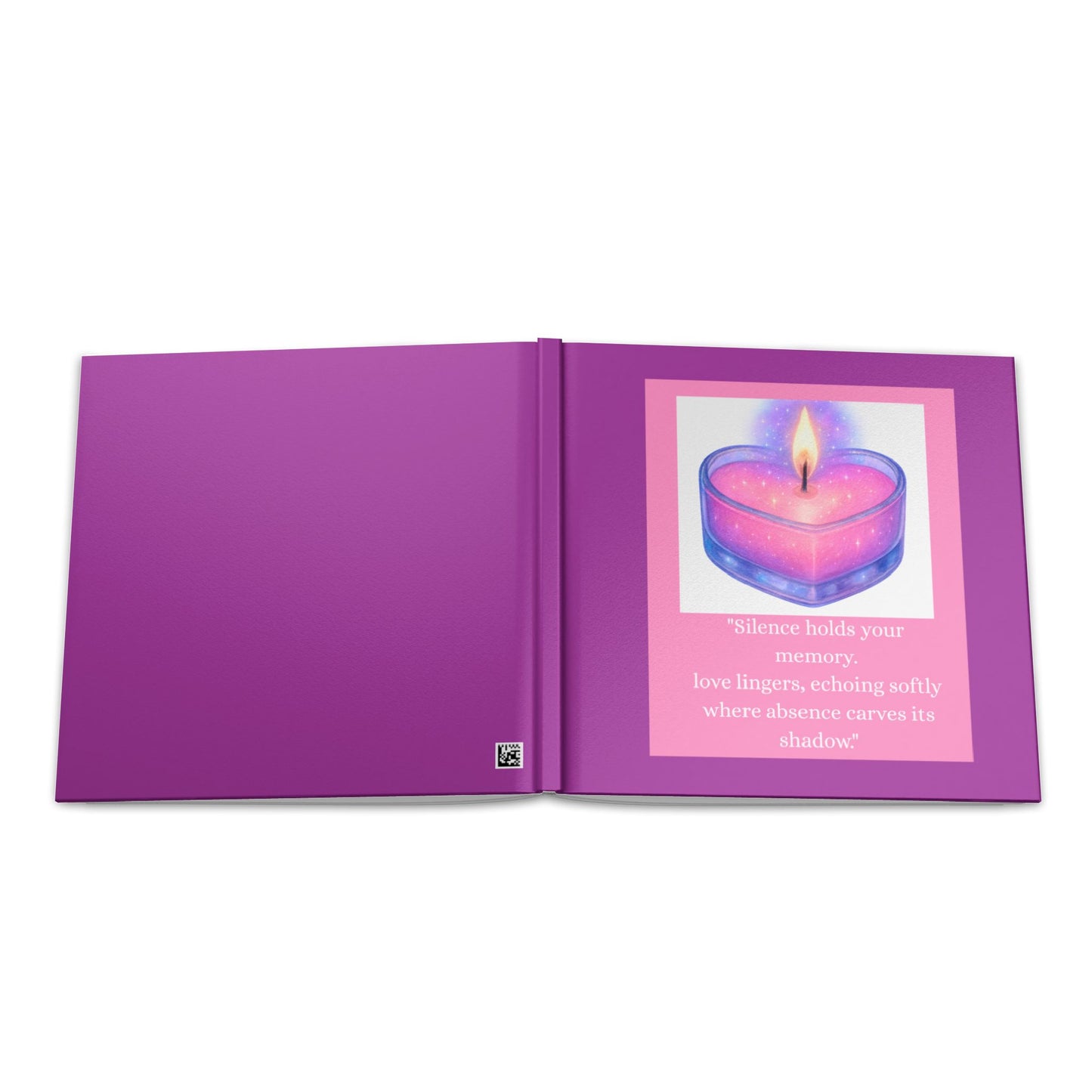 Where Love Stays - Purple Hardcover Photo Book