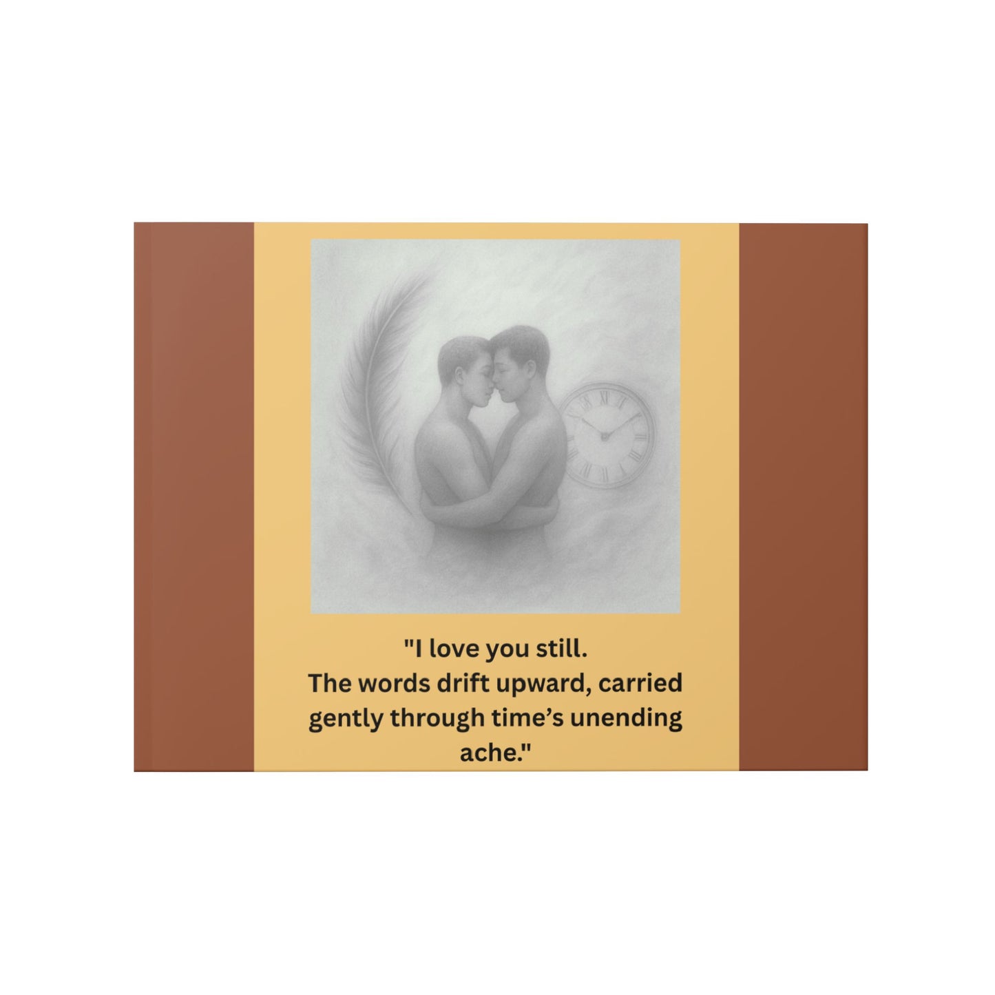 Where Love Stays - Brown Hardcover Photo Book
