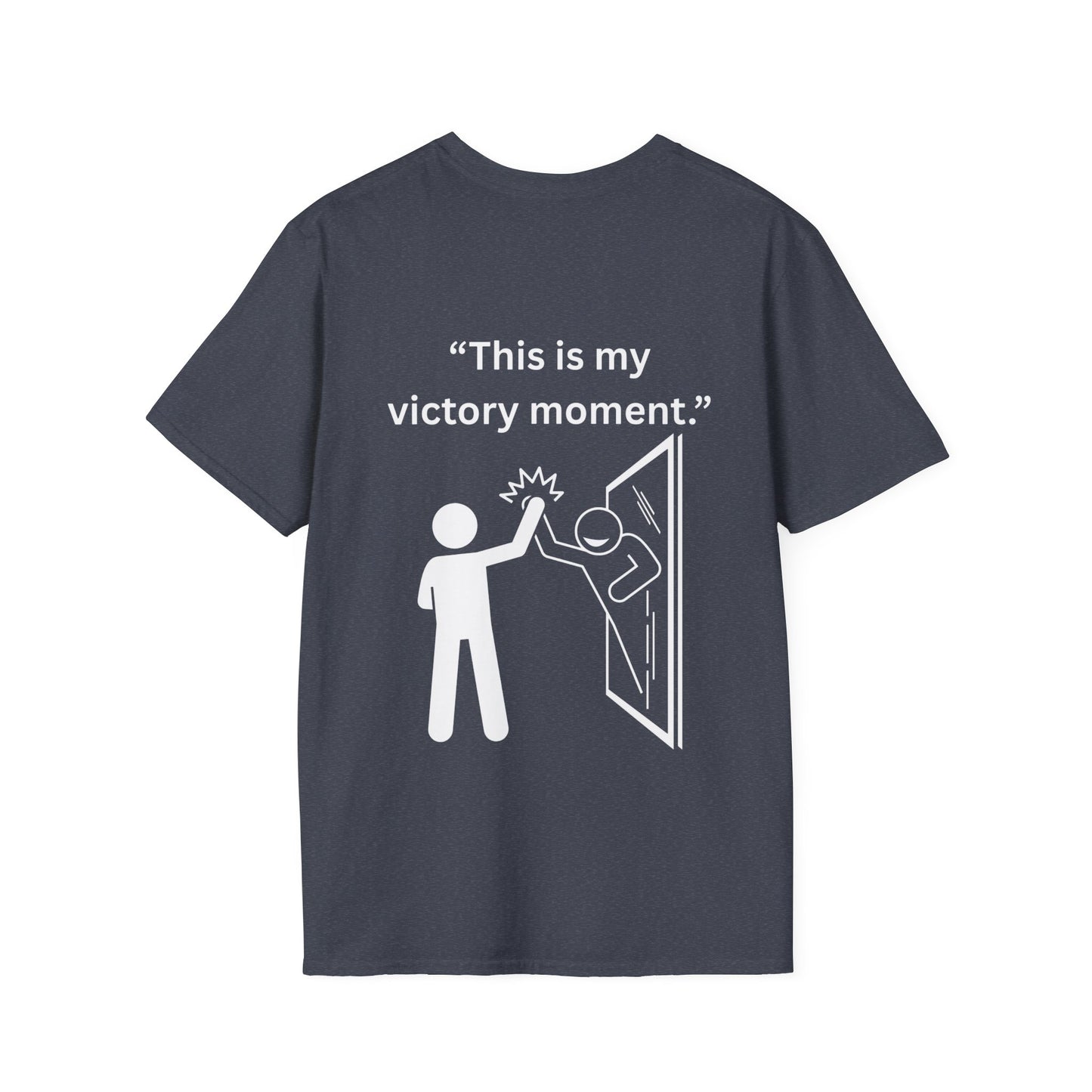 "This Is My Victory Moment" — Inspirational Unisex Tee (White Print)