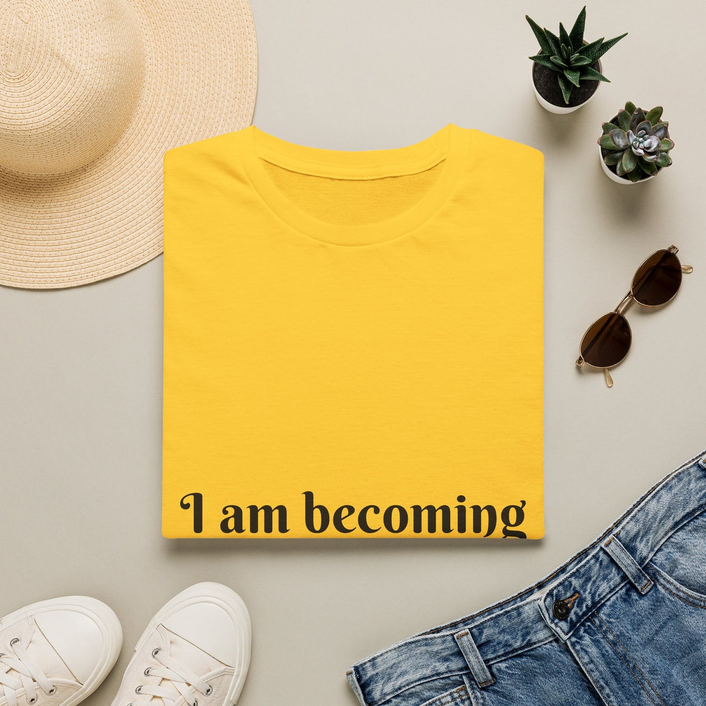 I am becoming the strongest version of me. — Unisex Softstyle T‑Shirt