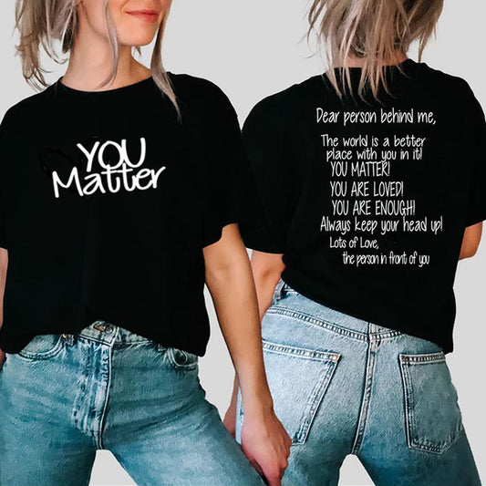 Mental Health You Matter Casual Top Shirt