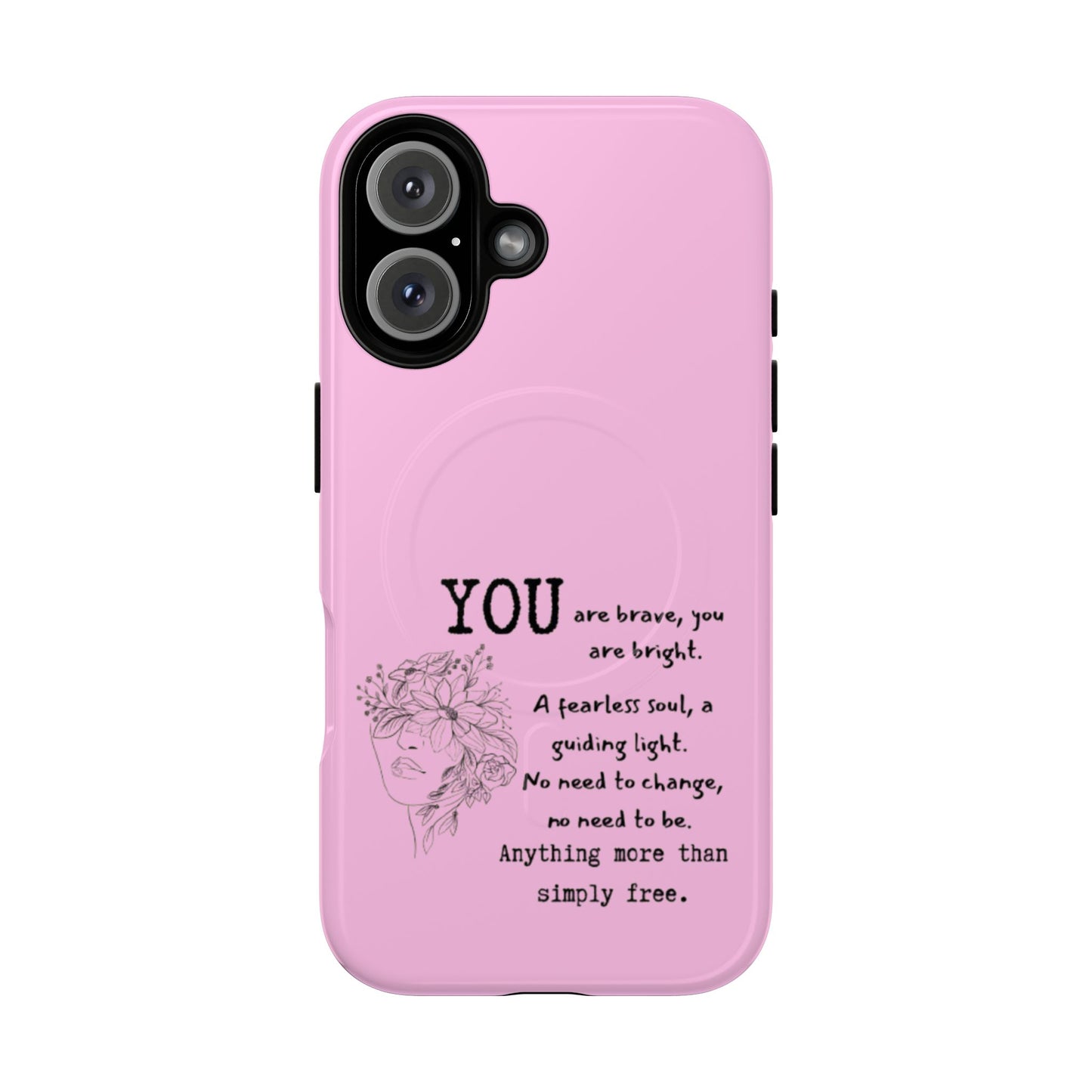 Empowerment Magnetic Phone Case – Tough, Stylish & Customizable Gift for Her